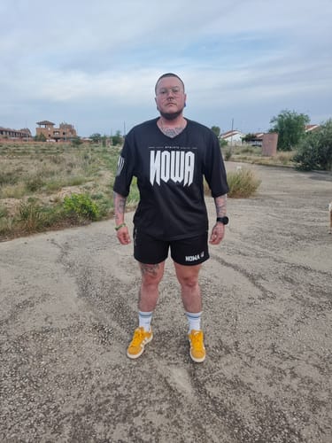 Customer photo review of Absolute Athlete shorts - Iridian Black