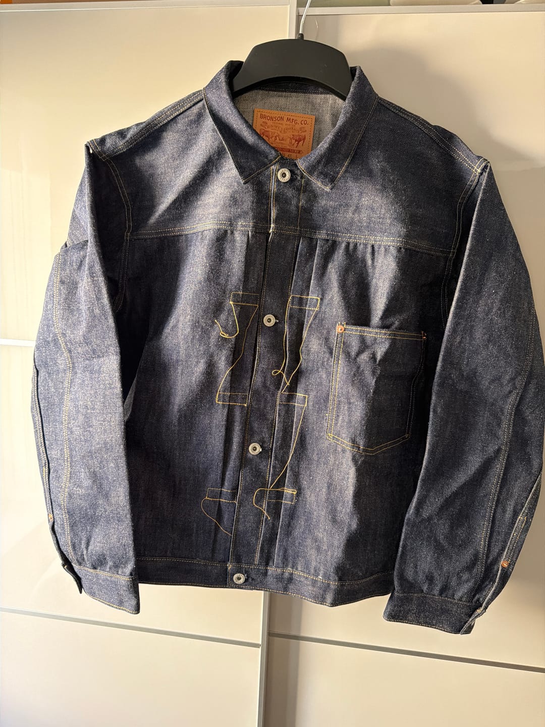 Customer photo review of Lot 601 1969 Model 3rd Selvedge Denim Jacket
