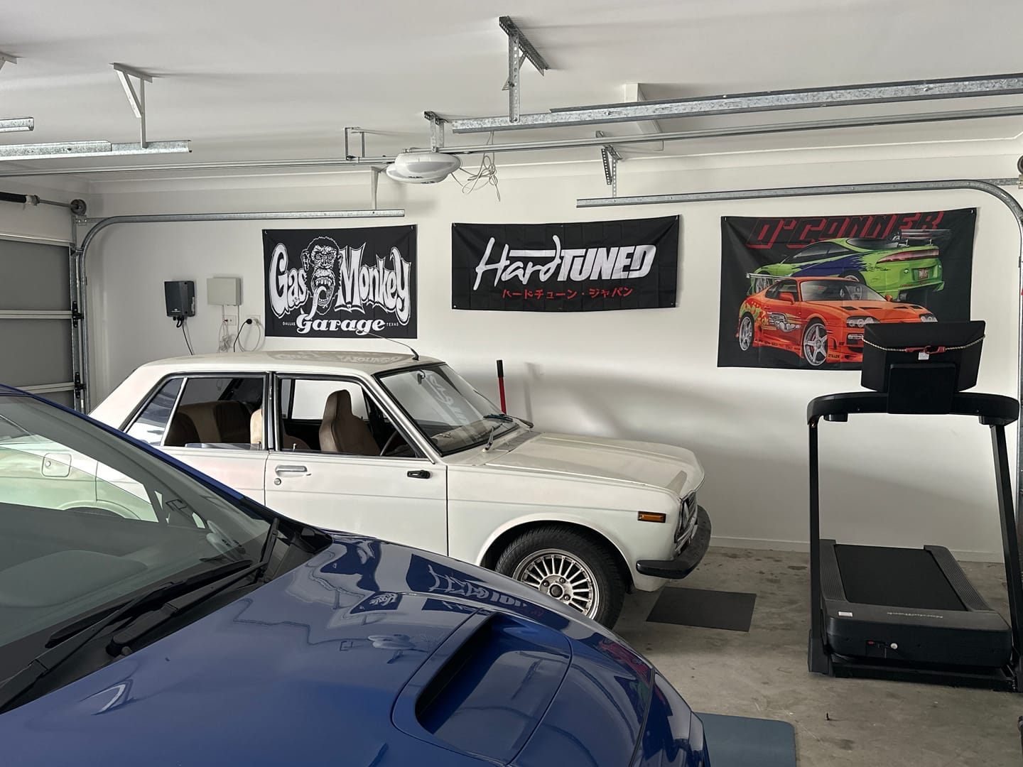 Customer photo review of HardTuned Black Garage Flag