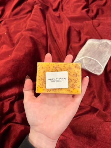 Customer photo review of Turmeric & Kojic Acid - Brightening Soap