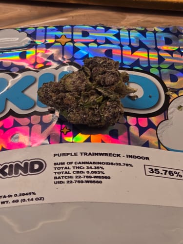 Purple Trainwreck - Indoor - 4 Grams - Sativa photo review