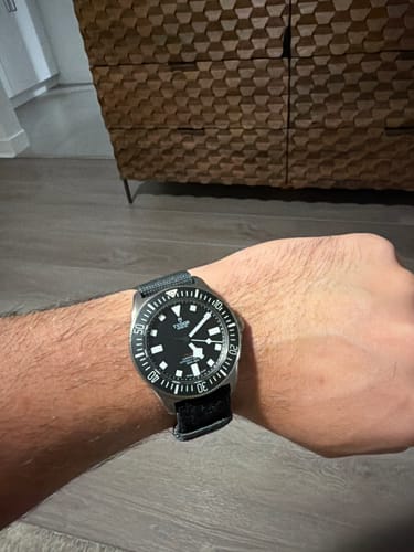 Customer photo review of Glomar Explorer - Hook And Loop Watch Strap