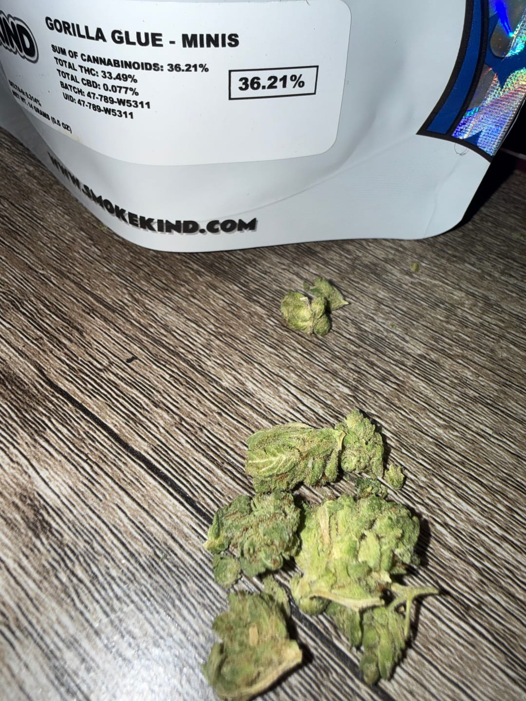 Customer photo review of Gorilla Glue - Minis - 14 Grams - Hybrid