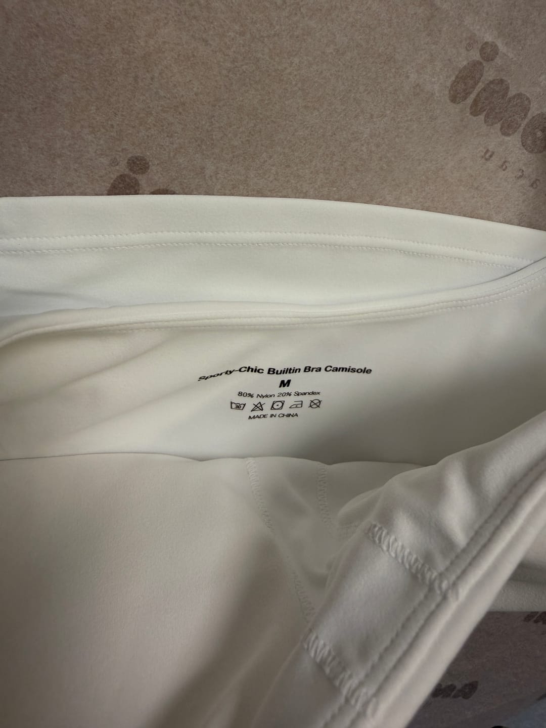 Customer photo review of Builtin Bra Camisole 短版吊帶背心BRA TOP