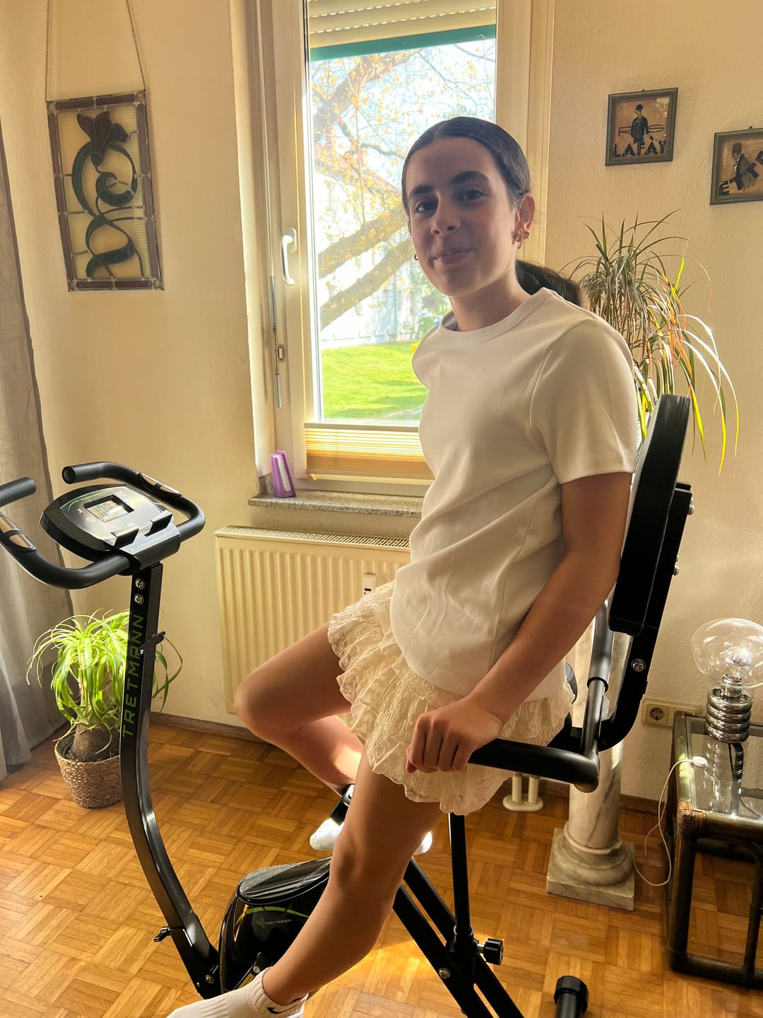 Customer photo review of Tretmann RIDE- Heimtrainer mit tiefem Einstieg