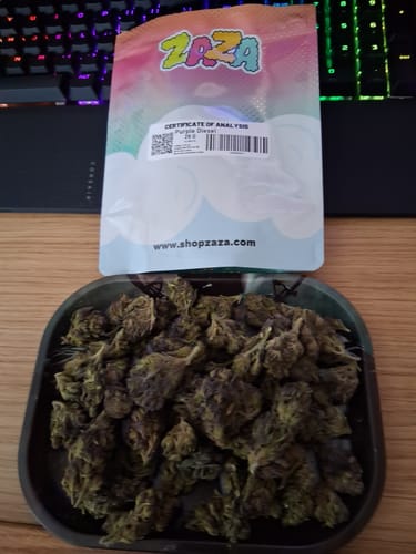Customer photo review of Purple Diesel - 28 Grams - Sativa