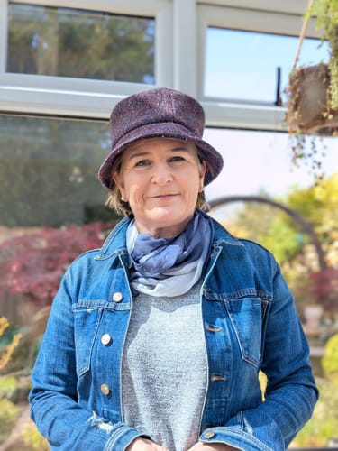 Customer photo review of Eleanor Hat Tweed
