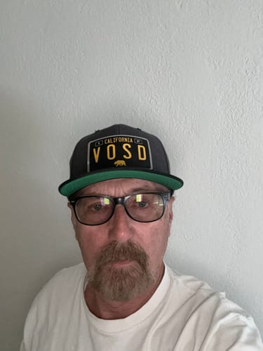 Customer photo review of California Blue Plate Hat