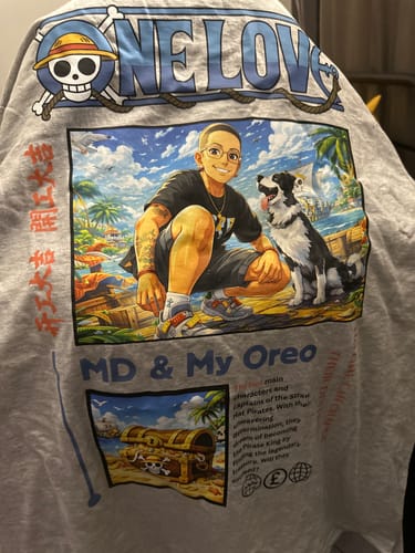 Customer photo review of ONE LOVE - custom made (upload)