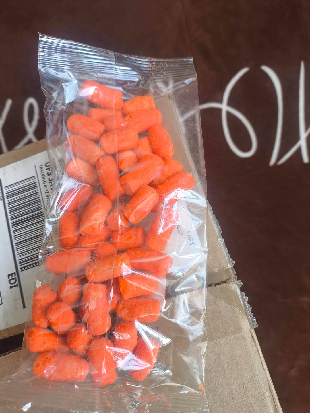 Customer photo review of 30 pack 50 g ¡Mucha Proteína! Envio Gratis