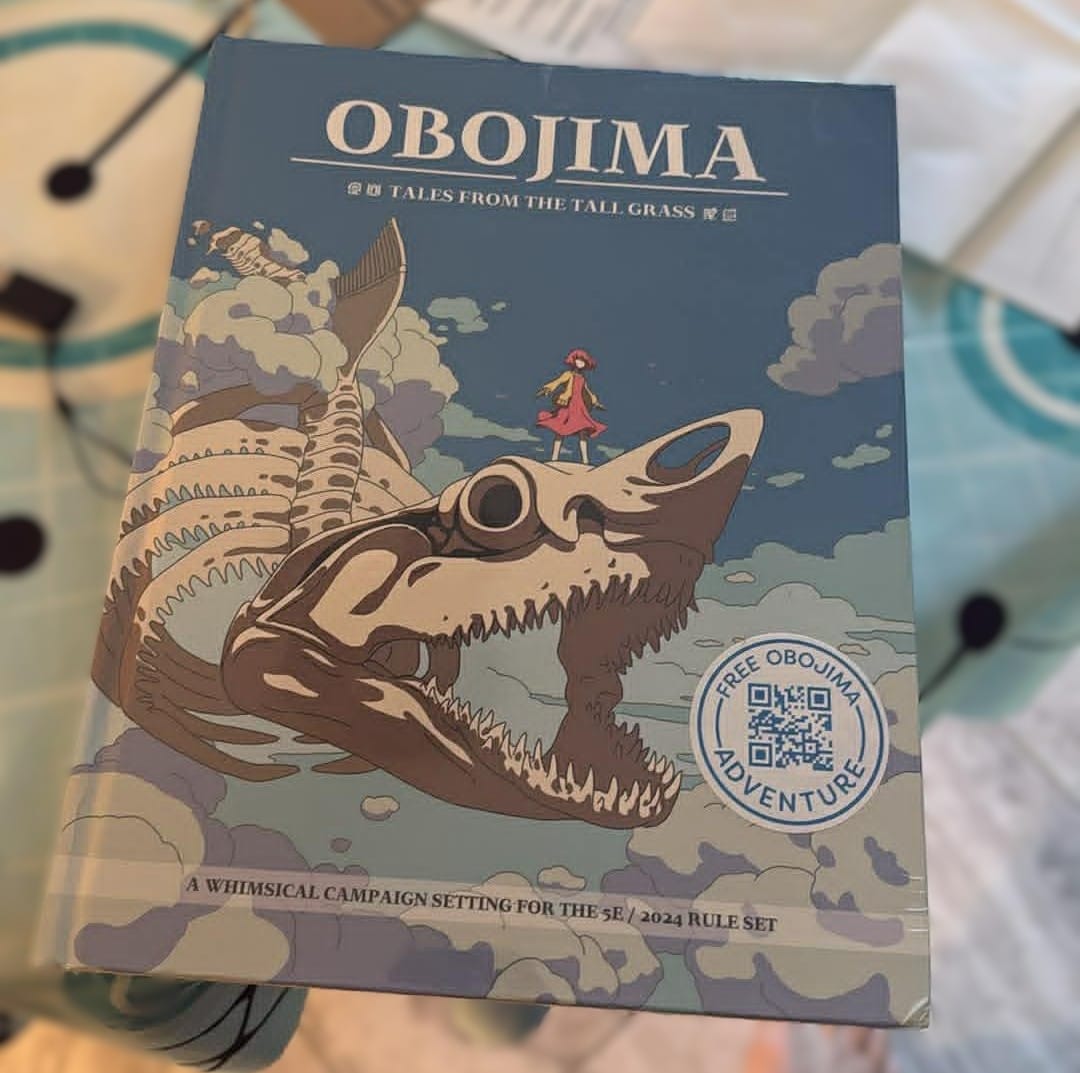Customer photo review of Obojima: Tales from the Tall Grass – Hardcover Campaign Book