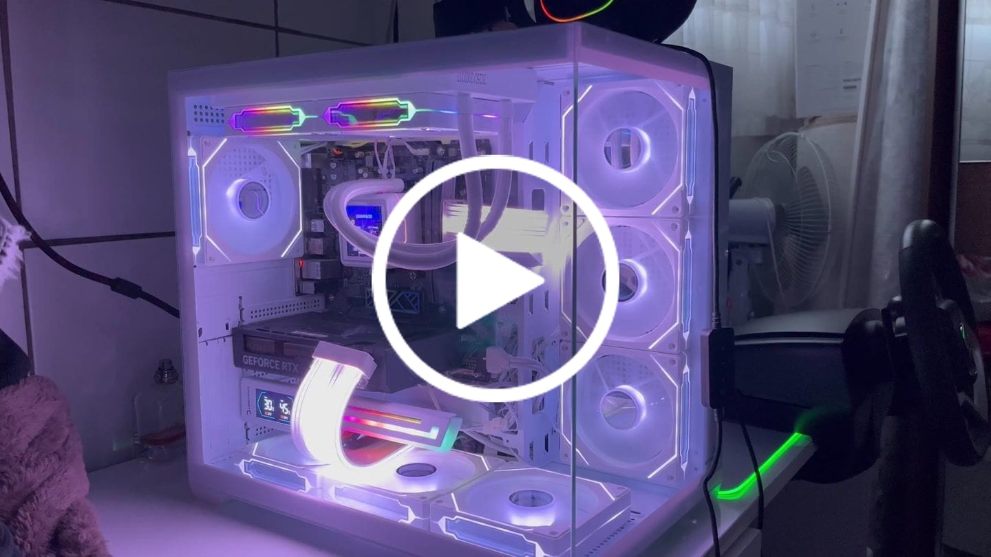 Customer video review of AsiaHorse Aurora Learn PSU Cable Cover