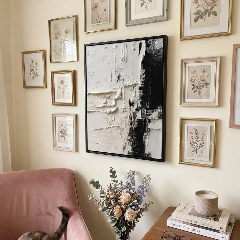 Customer photo review of Original Abstract Oil Painting #CXV066