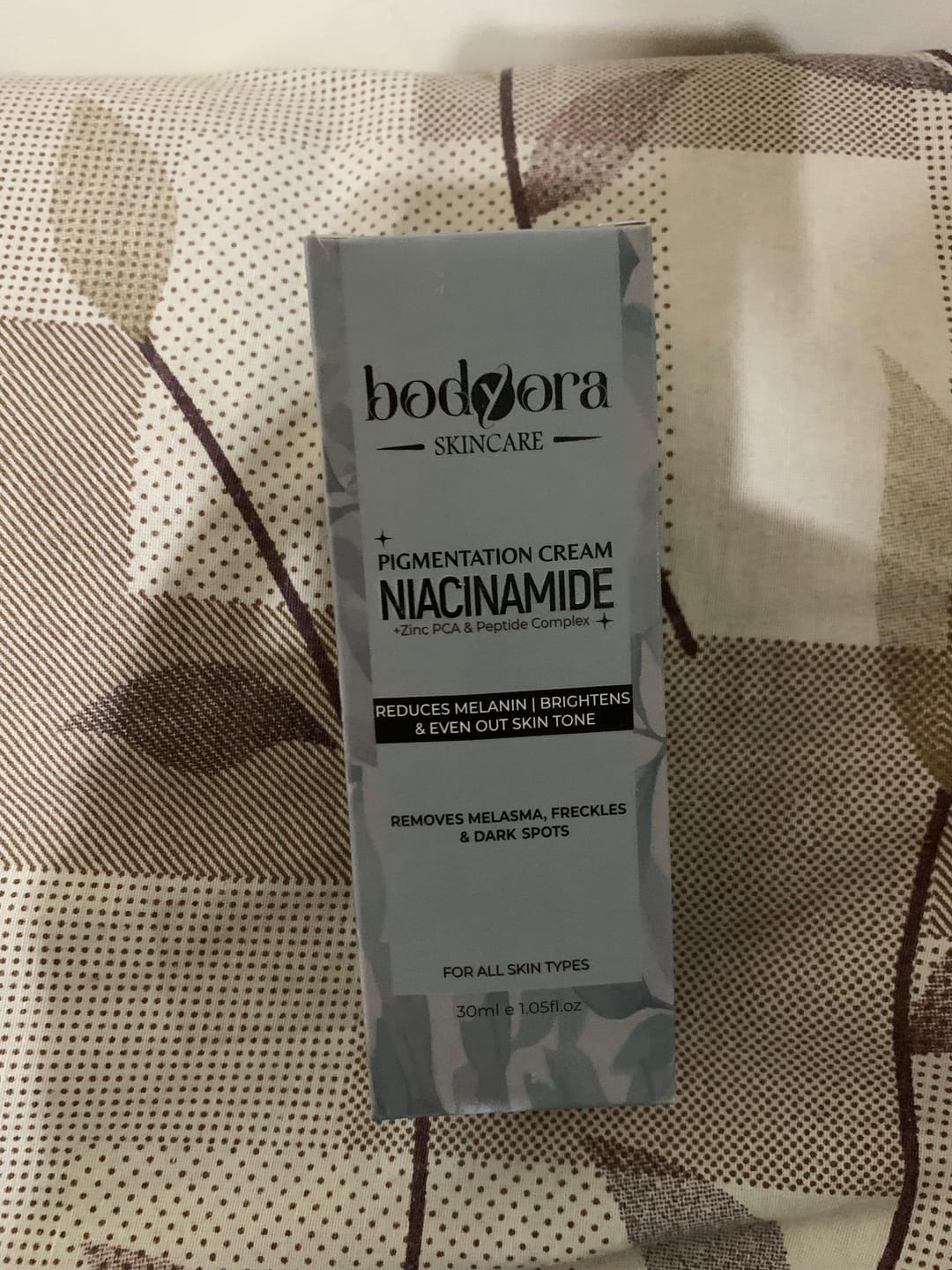 Customer photo review of Niacinamide Pigmentation Cream