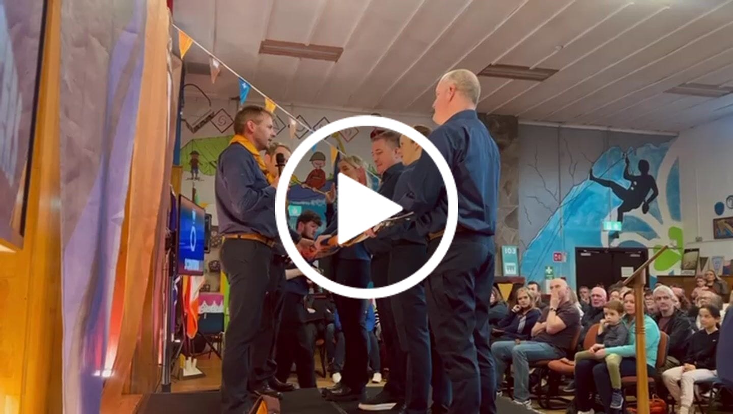 Customer video review of Personalised Standard Flag