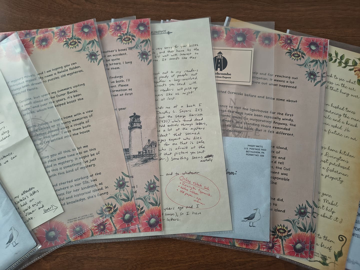 Customer photo review of THE NATALIE HOLDEN LETTERS - OCRACOKE, NC(MONTHLY)