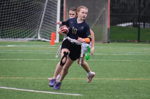Customer photo review of Phenom Elite VPS4 Adult Football Gloves - Team Colors