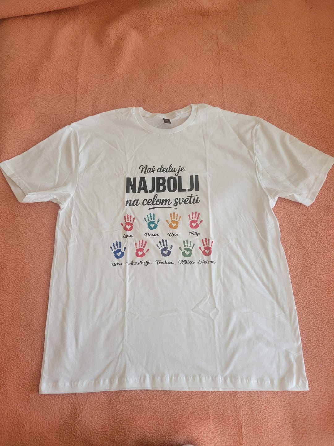 Customer photo review of Majica - sa natpisom po želji