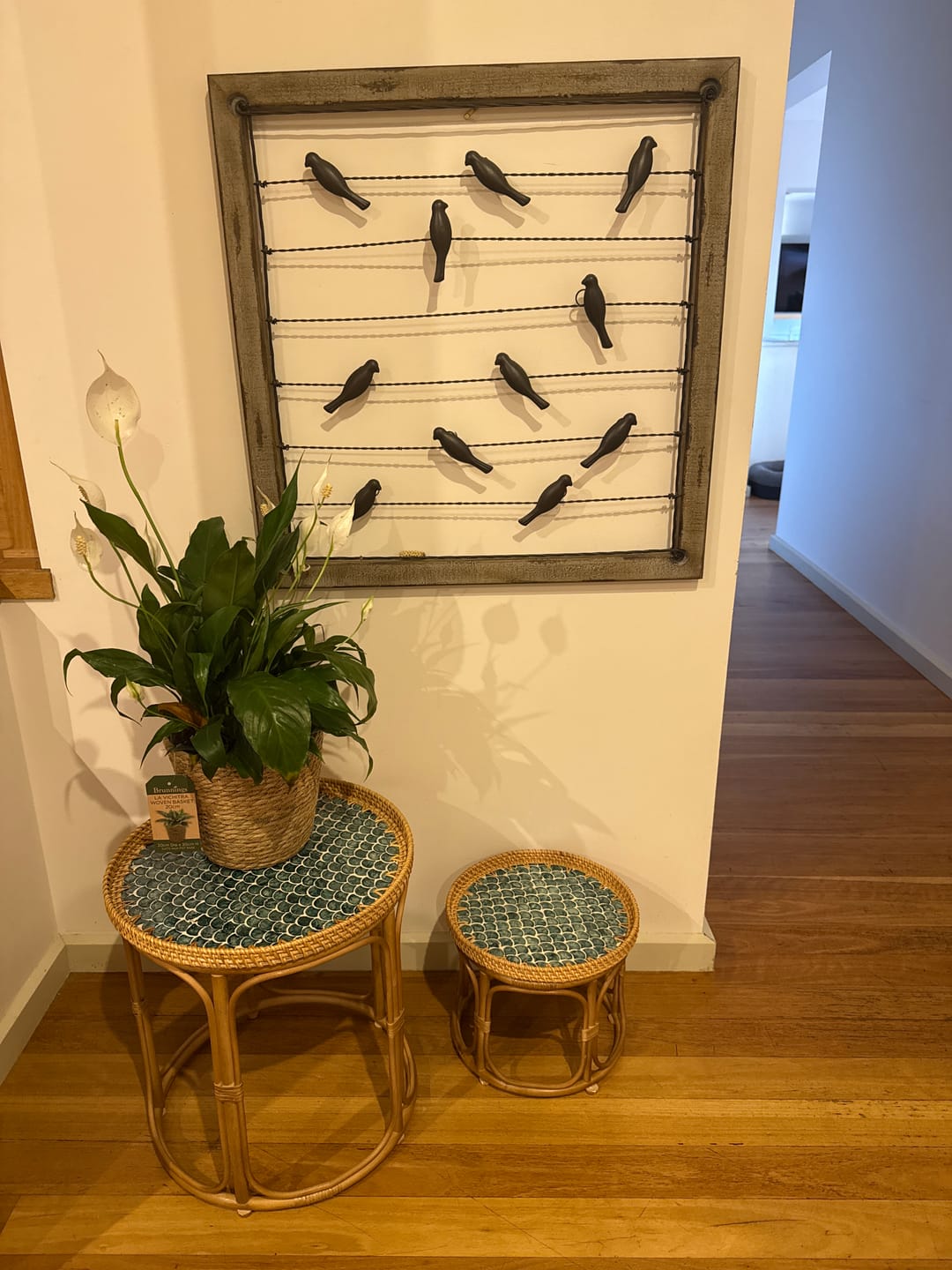 Customer photo review of Sirena Rattan Table Set
