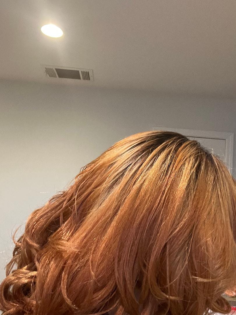 Customer photo review of Herbal Follicle Stimulator Oil - Scalp & Hair Strengthening