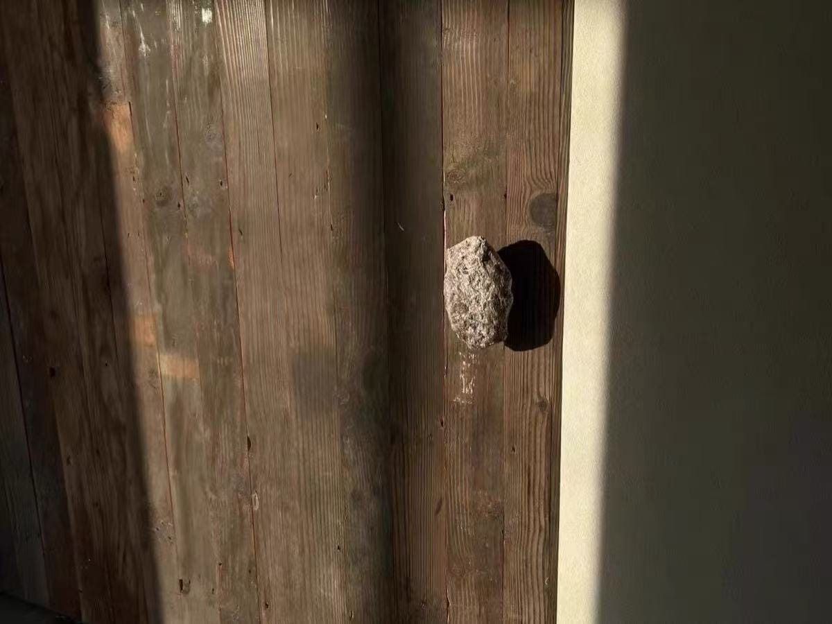 Customer photo review of Donut-Shaped Door Handle