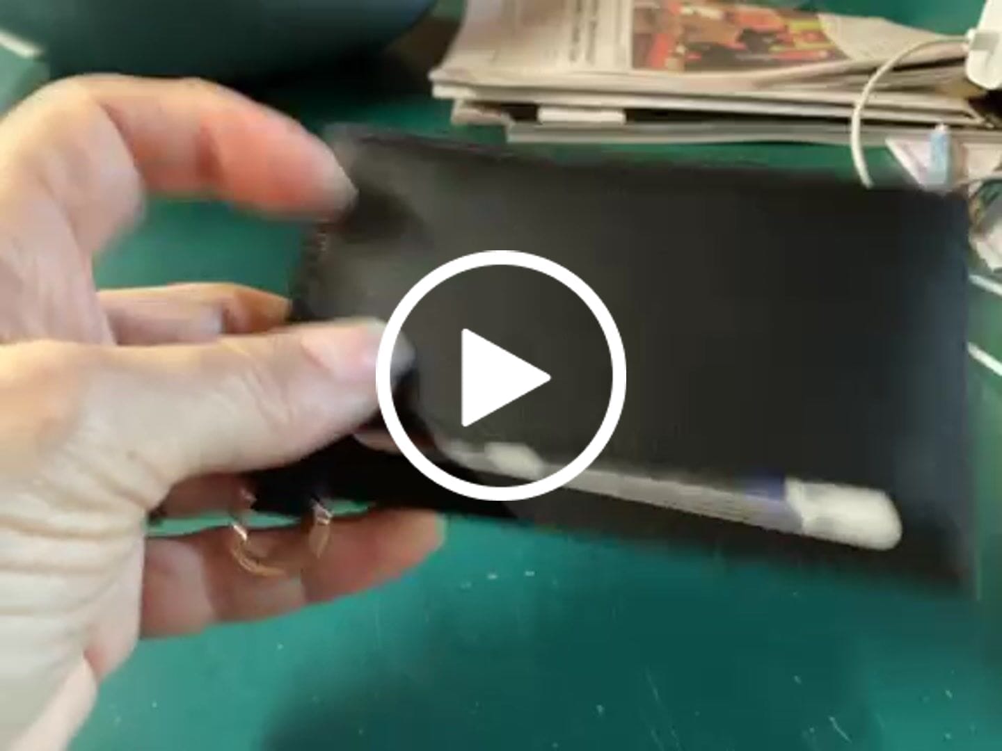 Customer video review of Marin Slim RFID Blocking Card Holder