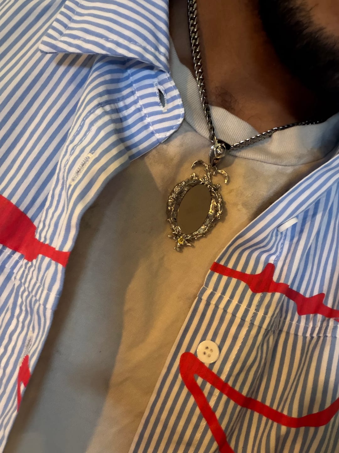Customer photo review of MIRROR PENDANT