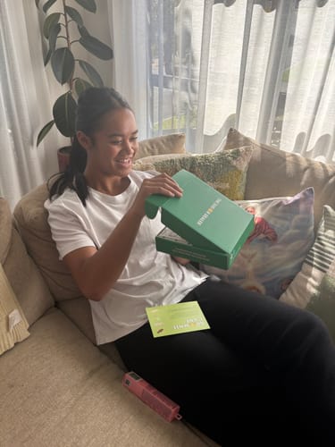 Customer photo review of Custom message loaded brownie