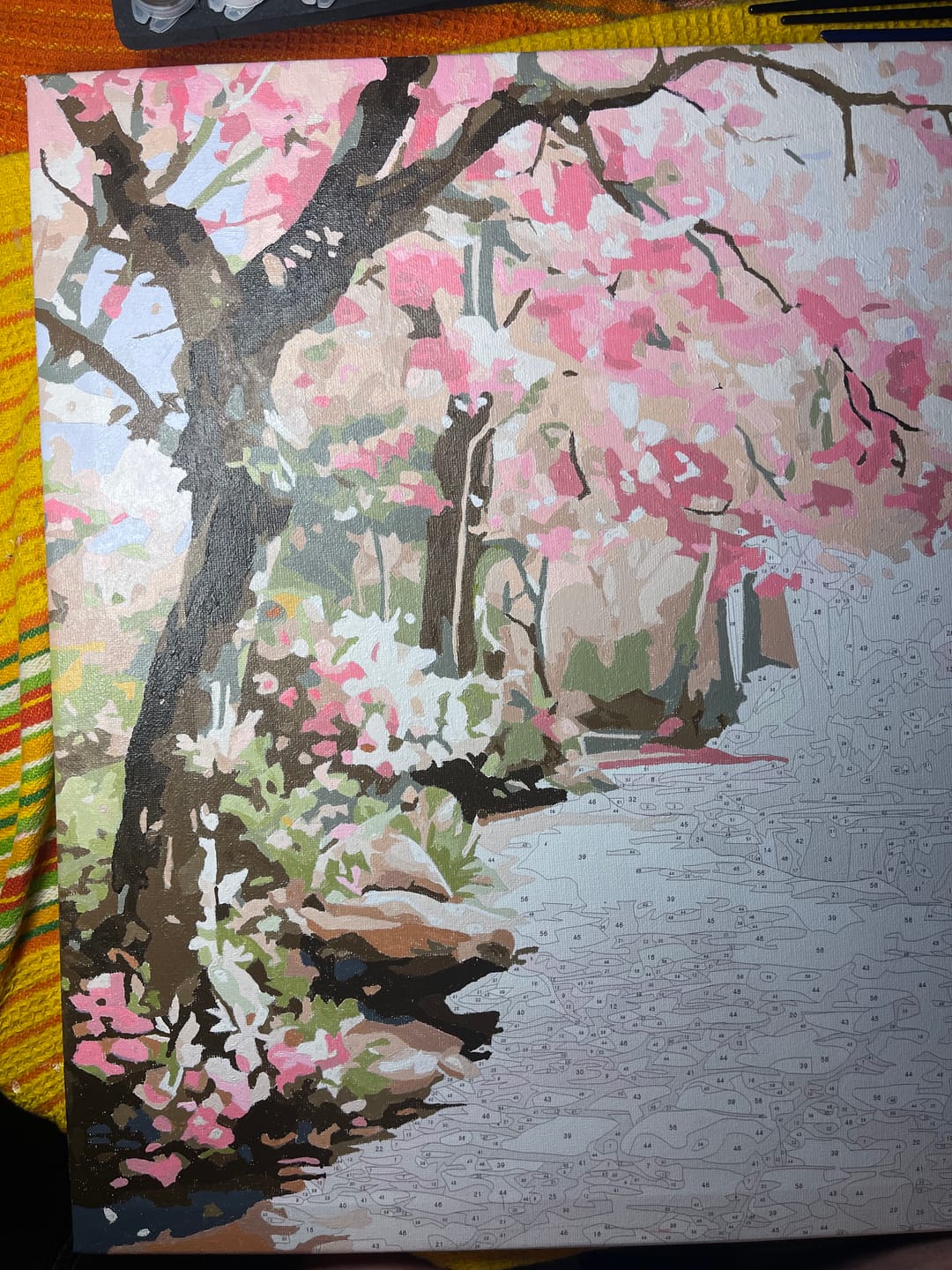 Customer photo review of Serene Sakura Stone Path