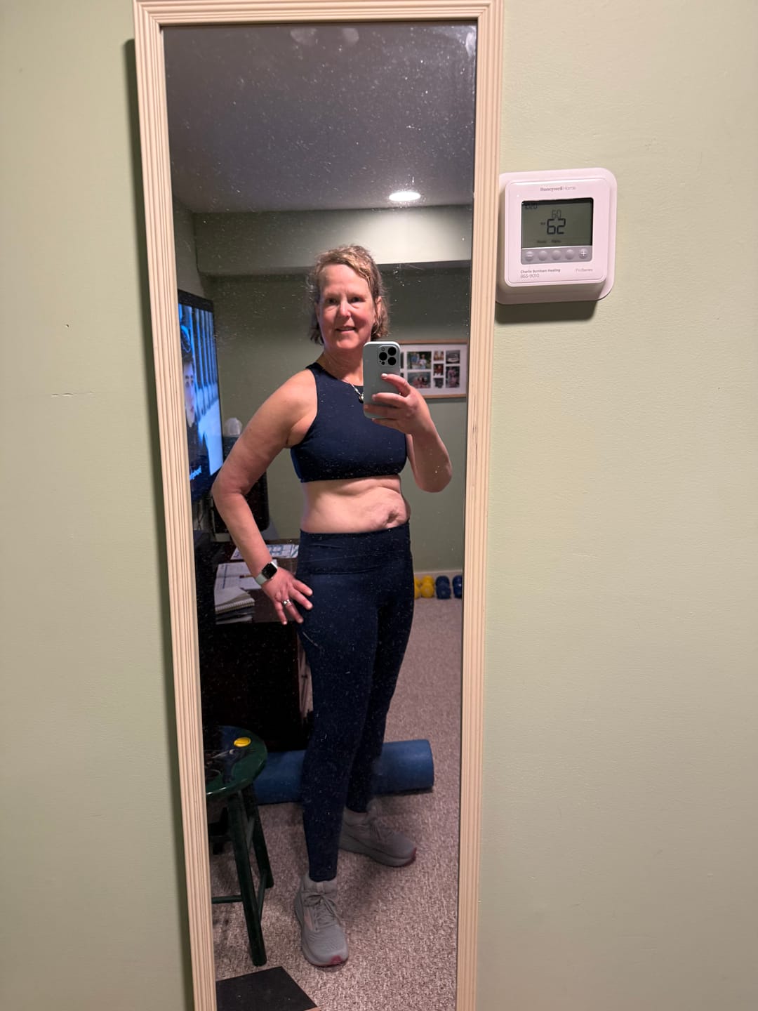 Customer photo review of ESSENCE High Neck Racerback Sports Bra