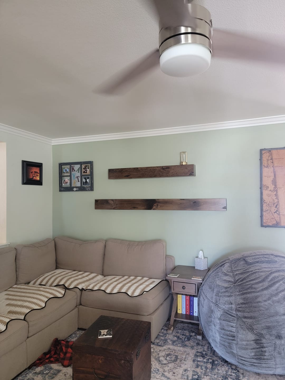 Customer photo review of Distressed Mantels