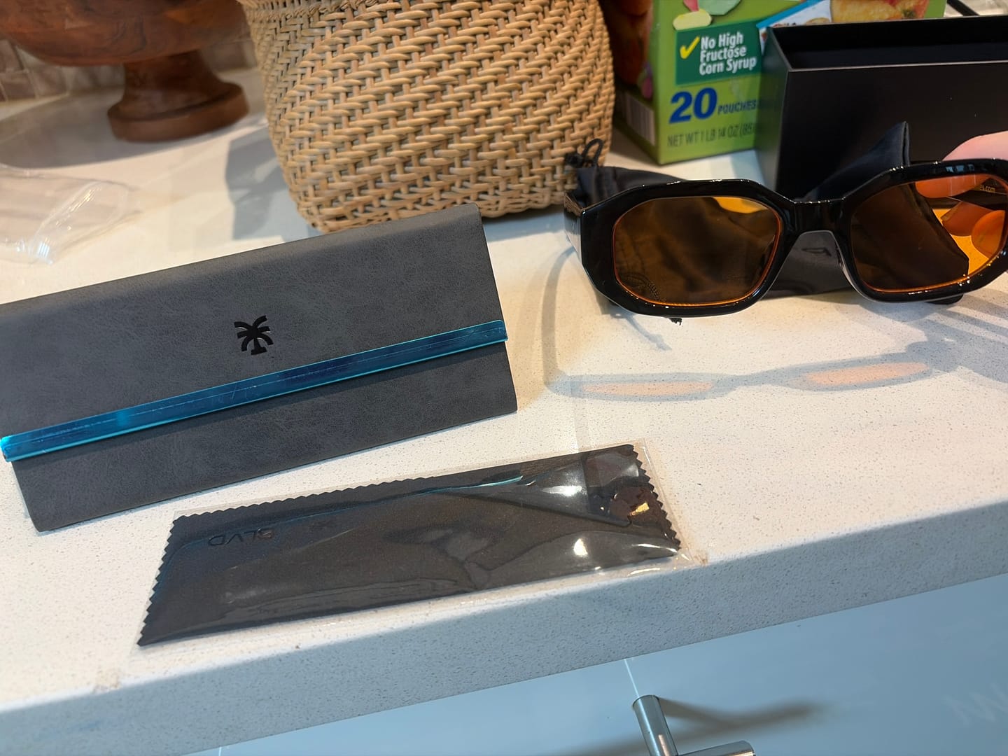Customer photo review of BLOOD MOON BLUE LIGHT BLOCKERS