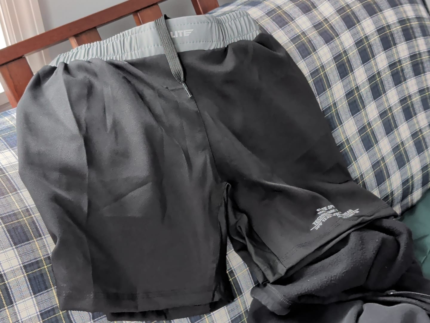 Customer photo review of Black Jack Gray No Gi Mens BJJ Shorts