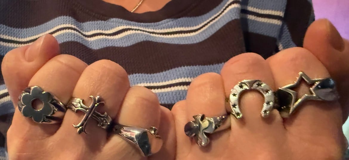 Customer photo review of Horse Shoe Ring