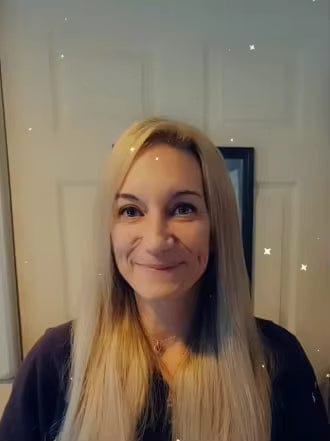 Customer photo review of Remy Clip-In Hair Extensions 100g – Straight