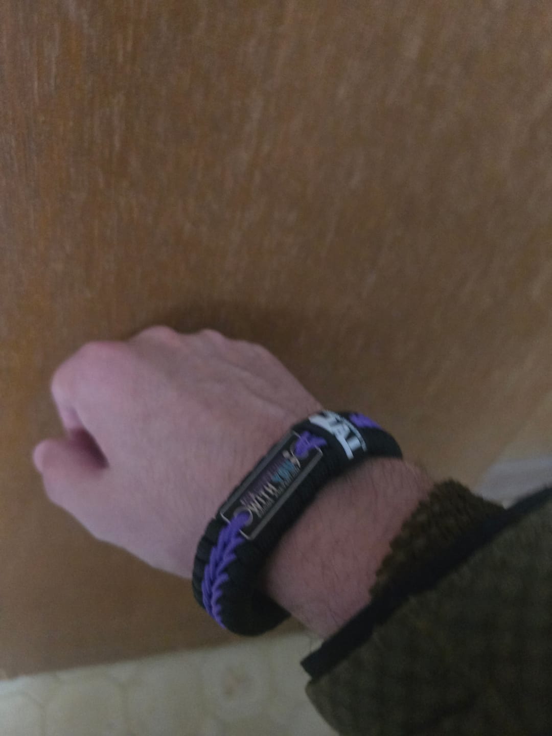 Customer photo review of You Belong Here - Paracord Bracelet