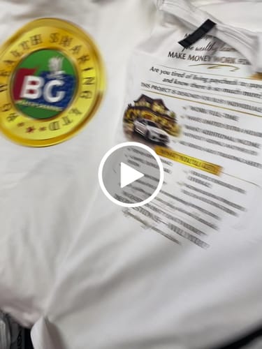 Customer video review of DTF Transfers Upload Your Gang Sheet