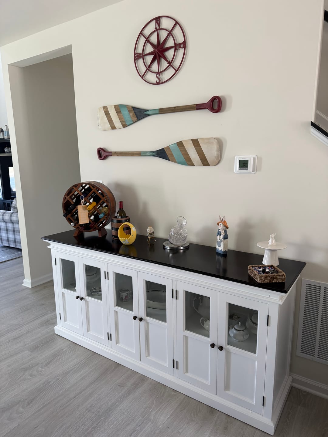 Customer photo review of Halifax Contrast Buffet with 6 Glass Doors