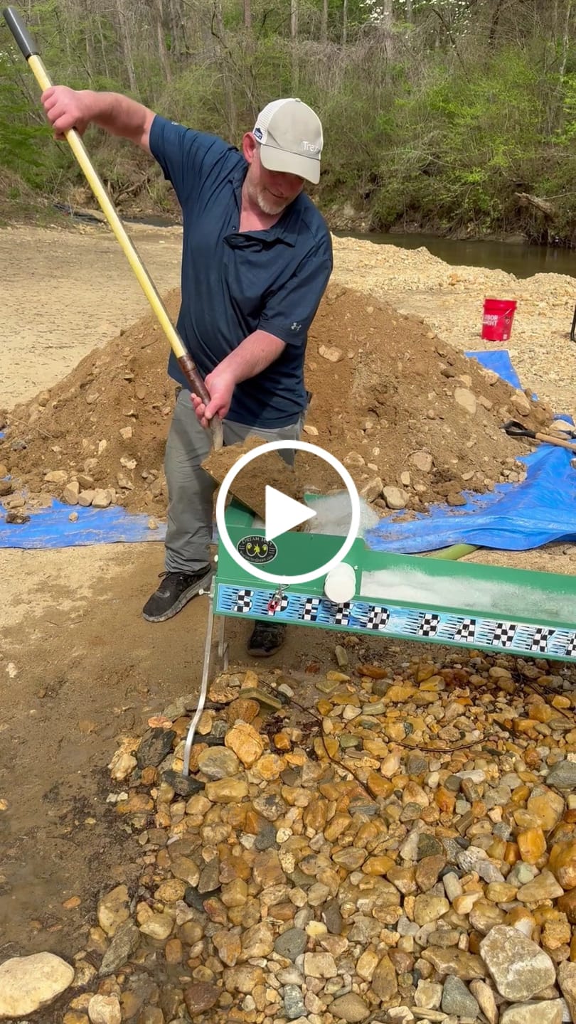 Customer video review of 12x42 Speed Banker Unclassified Power Sluice with Dream Mat | Gold Mining Equipment