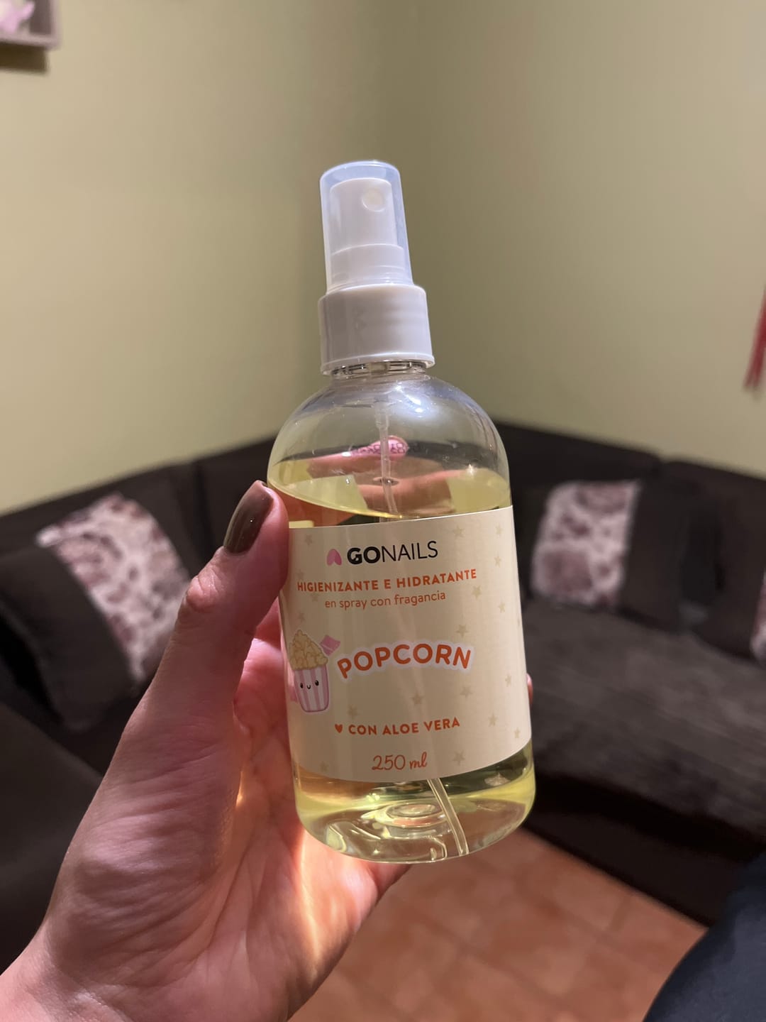 Customer photo review of Higienizante e Hidratante de Manos y Pies - Pop Corn