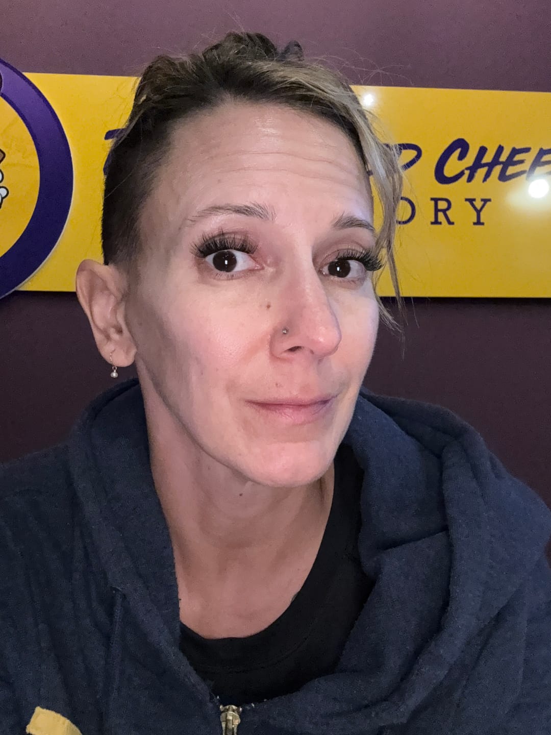 Customer photo review of Black Rubber™ Mega Strong Lash Adhesive