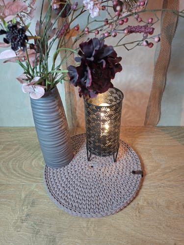 Customer photo review of Label-Set "HANDMADE" - Braun - CS0018 - für Häkelkörbe etc.