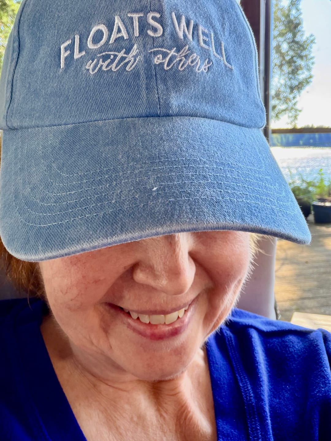Customer photo review of Floats Well With Others Hat