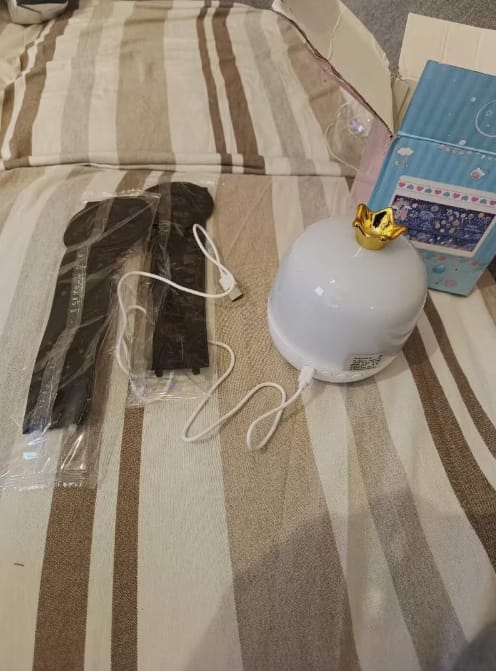 Customer photo review of Kinder Nachtlicht Projektor 2in1 | Sternenhimmel Einschlafhilfe