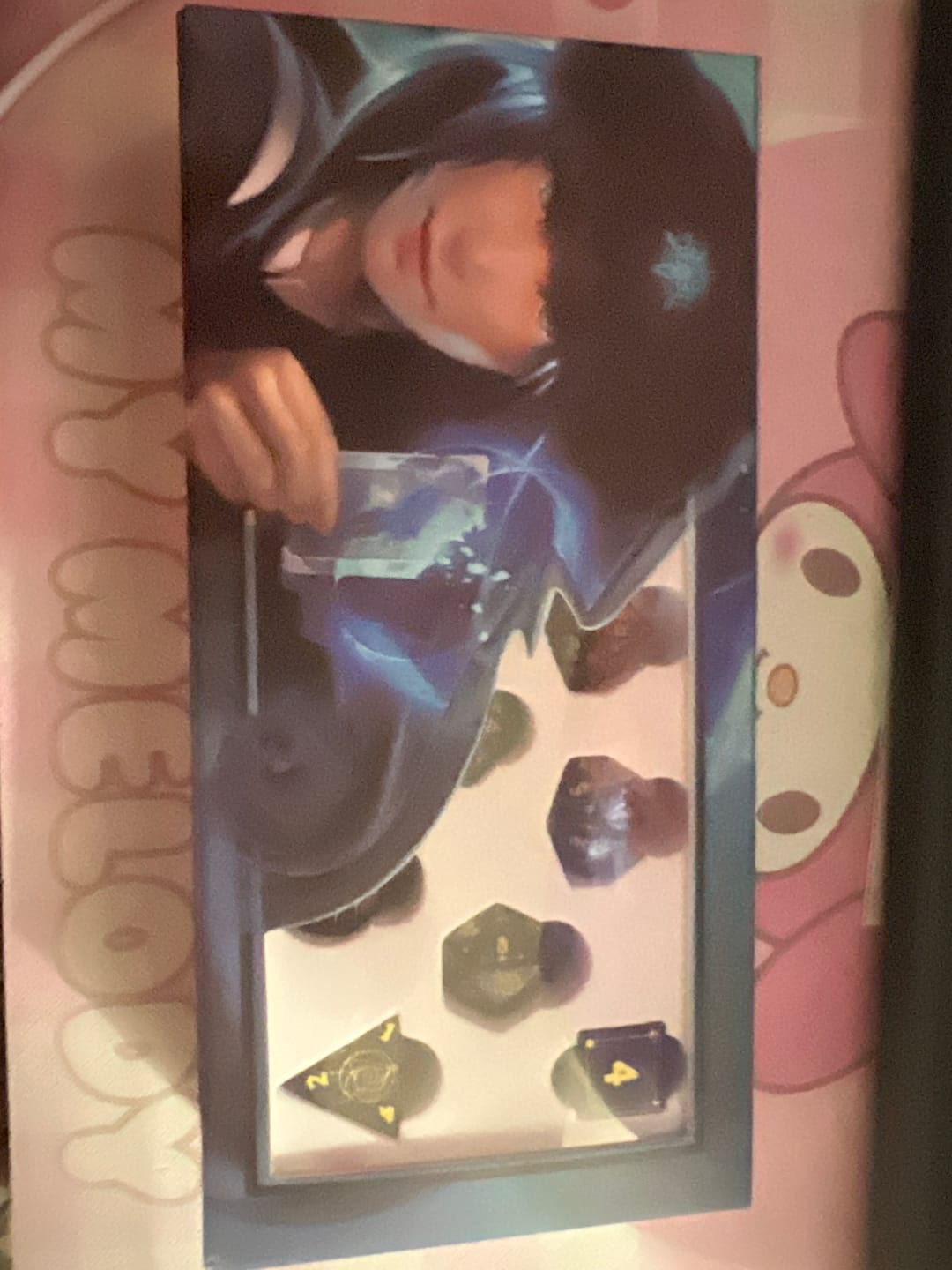 Customer photo review of PRE-ORDER | Blue Sandstone Dice Set | Wizard101 x Misty Mountain Gaming