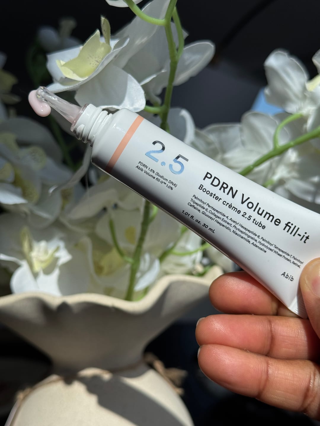 Customer photo review of PDRN Volume fill-it Booster crème 2.5 tube