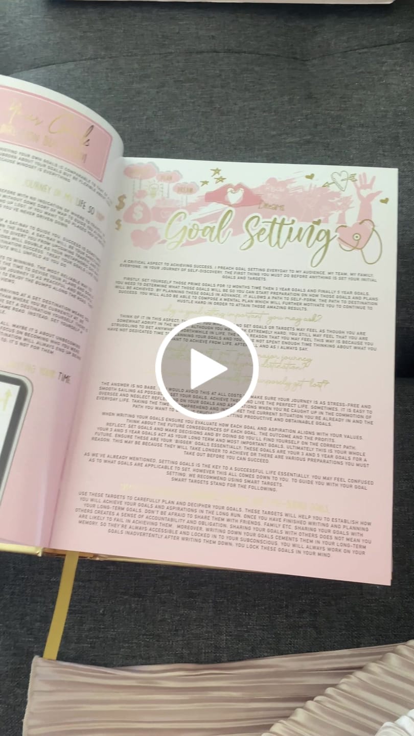 Customer video review of P. Louise Imma Goal Getter Inspirational Diary