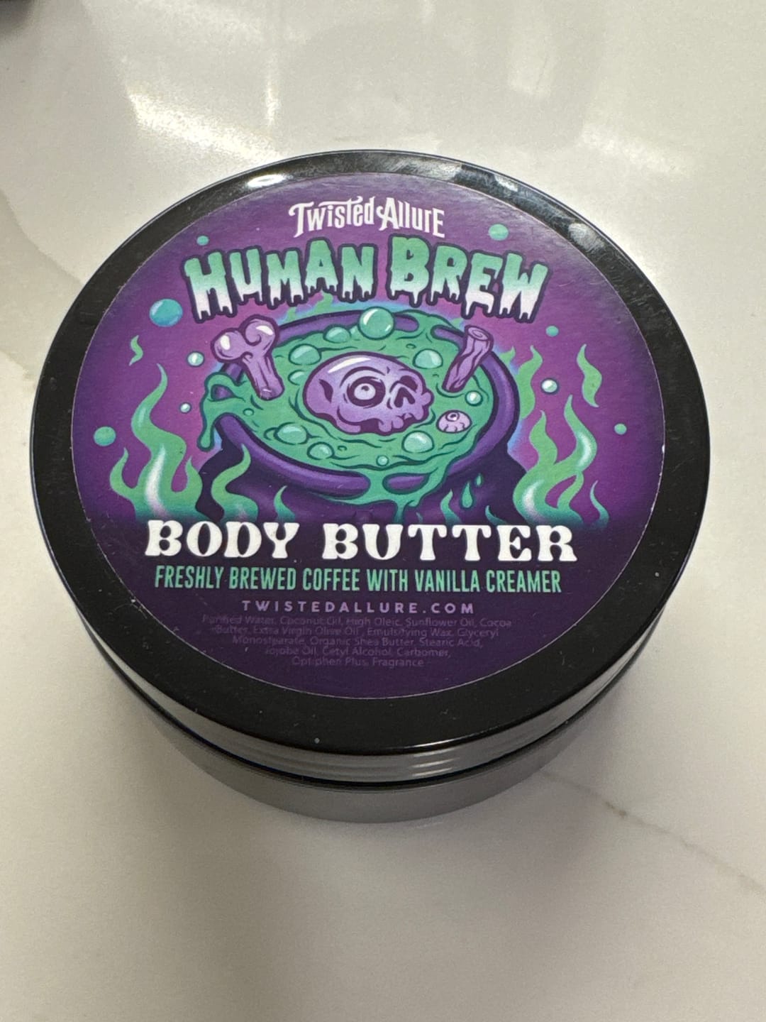 Customer photo review of Human Brew Body Butter