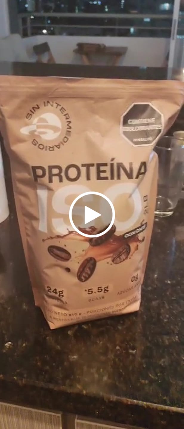 Customer video review of Proteína Aislada ISO - Café