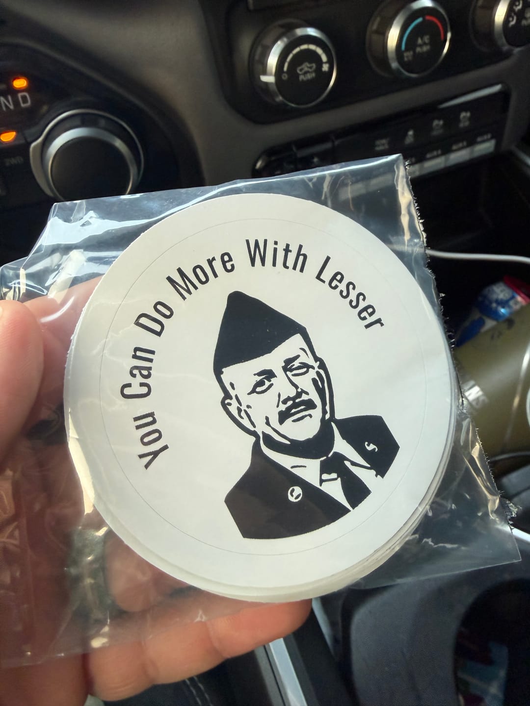 Customer photo review of Stickers﹘ Die-Cut Face Stickers﹘US